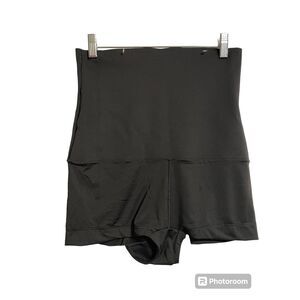 Maidenform Shapewear High Waist Boyshort Shaper Black‎ Sz XL Black NWT